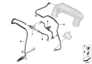 Otomatik motor sistemi BMW MINI için 13907614013 yakıt tankı solunum valfi buharı F54 <span class=keywords><strong>BOSCH</strong></span> 2016-2020 için F56 F48