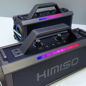 Nuevo altavoz Bluetooth inalámbrico de mano, sistema de sonido de karaoke de alta potencia de 25W, subwoofer de luz mixta RGB con micrófono - Product Image 2