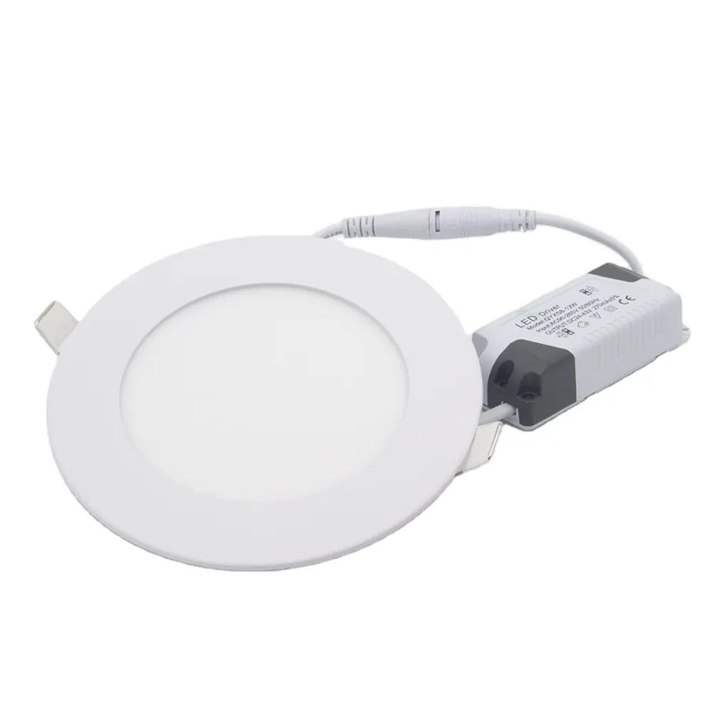 Vendita calda prezzo a buon mercato Oem Odm Smd 24v Dc 3W 5W 12W 18w Led da incasso sottile soffitto rotondo Led pannello luminoso