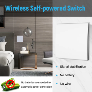 Wireless Self-Powered <strong>Switch</strong> Household Remote Control Push Button <strong>Switch</strong> on Off Wall <strong>Light</strong> <strong>Switch</strong> Without Battery - Product Image 5