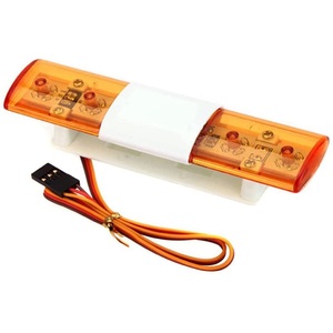 RC Model LED polis gece flaş ışığı lamba 1/10 1/8 RC HSP Trx4 Tamiya CC01 4WD eksenel SCX10 modeli araba - Product Image 1