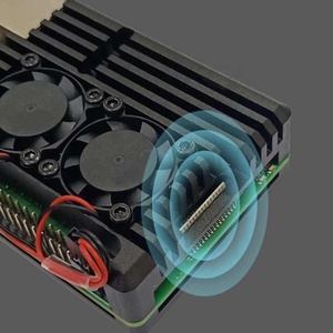 Корпус для Raspberry Pi 3, Модель B/B +/2B, аксессуары, радиатор из алюминиевого сплава, защитный чехол, тихий вентилятор, металлическое охлаждение - Product Image 3