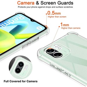Şeffaf durumda Xiaomi Redmi için A2 kılıfı A1 artı Redmi 12C 11 başbakan darbeye dayanıklı yumuşak silikon telefon kapak için Xiaomi Redmi note12 Pro x5 pro - Product Image 3