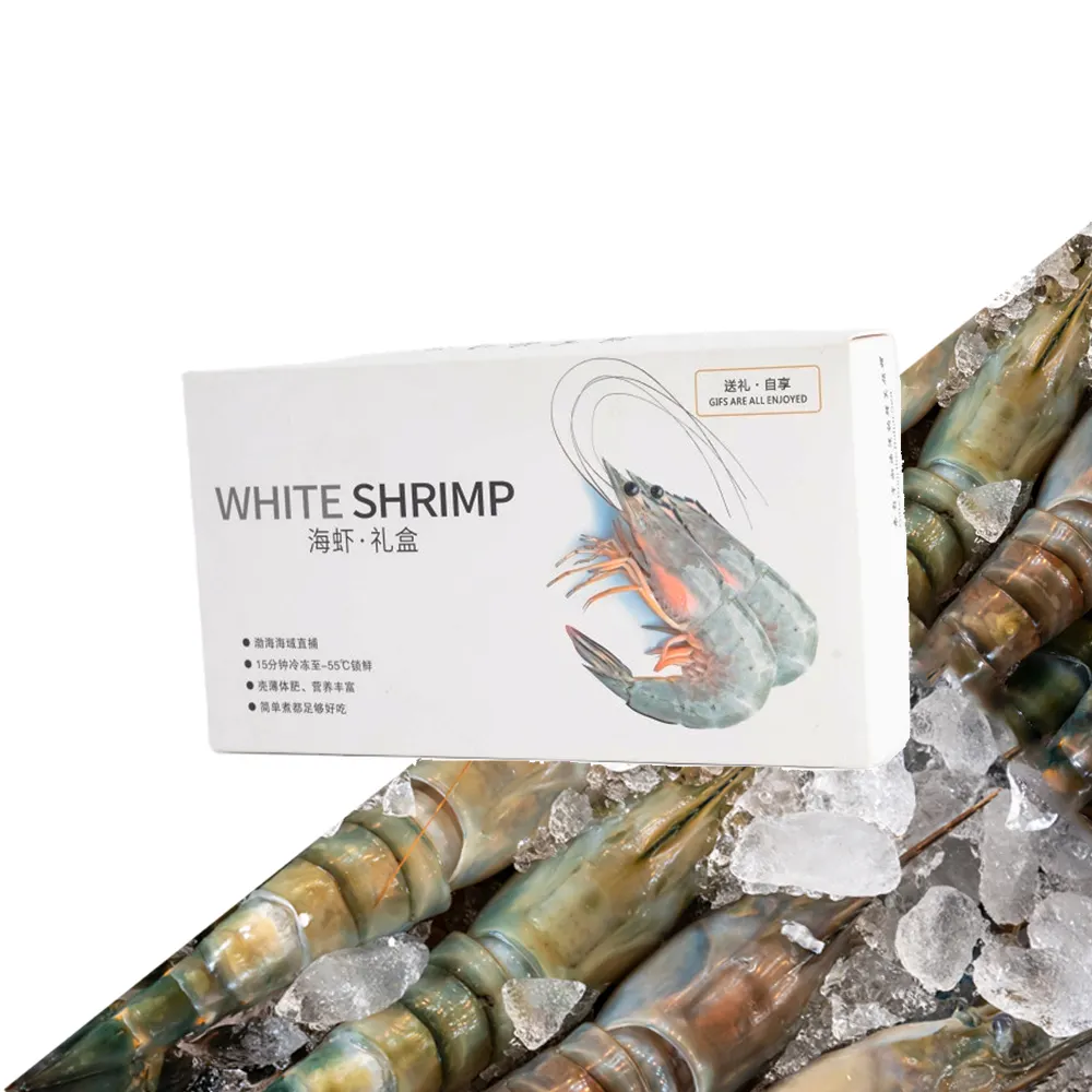 Kundenspezifische Verpackungsboxen für Meeresfrüchte und aquatische Produkte gefrorene Fische Garnelen Fleischprodukte