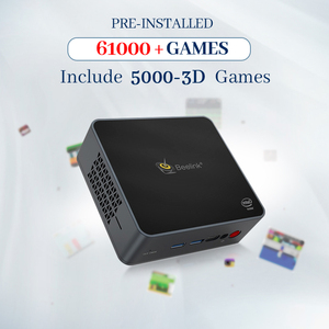 คอนโซล Super Beelink เกมคอนโซลย้อนยุค,เครื่องเล่นวิดีโอเกม PS2 /Wii /Ss/ N64 /Dc 4K TV Win10มินิพีซีพร้อมกล่องเกมมีเดีย61000 + - Product Image 6