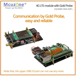 4G LTE โมดูลพร้อม USB และ Power Probe, ไร้สาย, Huawei ME909-821AP V2 Quectel EG25 mqtt FRP OpenWrt ราสเบอร์รี่ Pi 4B SSH - Product Image 3