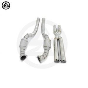 Csz อะไหล่ประสิทธิภาพการไหลสูงไอเสียสำหรับ Maserati Gran Turismo GT 4.7L SS304ท่อ catted downpipe headers