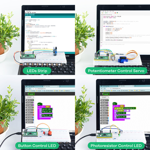 Raspberry Pi Pico Basic Starter Kit con Breadboard, modulo Display LCD I2C 1602, Servo Mirco 9g per Raspberry Pi Pico - Product Image 4