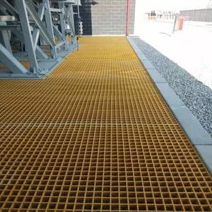 高品质定制彩色GRP光栅现代设计风格户外应用地板树泳池走道 - Product Image 2