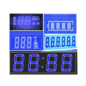 7 Segment zeichen LCD-Modul Zeichen LCD-Panel benutzer definiertes Design LCD-Ziffern bildschirm