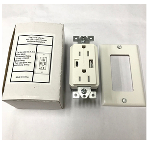 Умный настенный выключатель и розетка с Usb быстрой зарядкой для Alexa google Home - Product Image 6