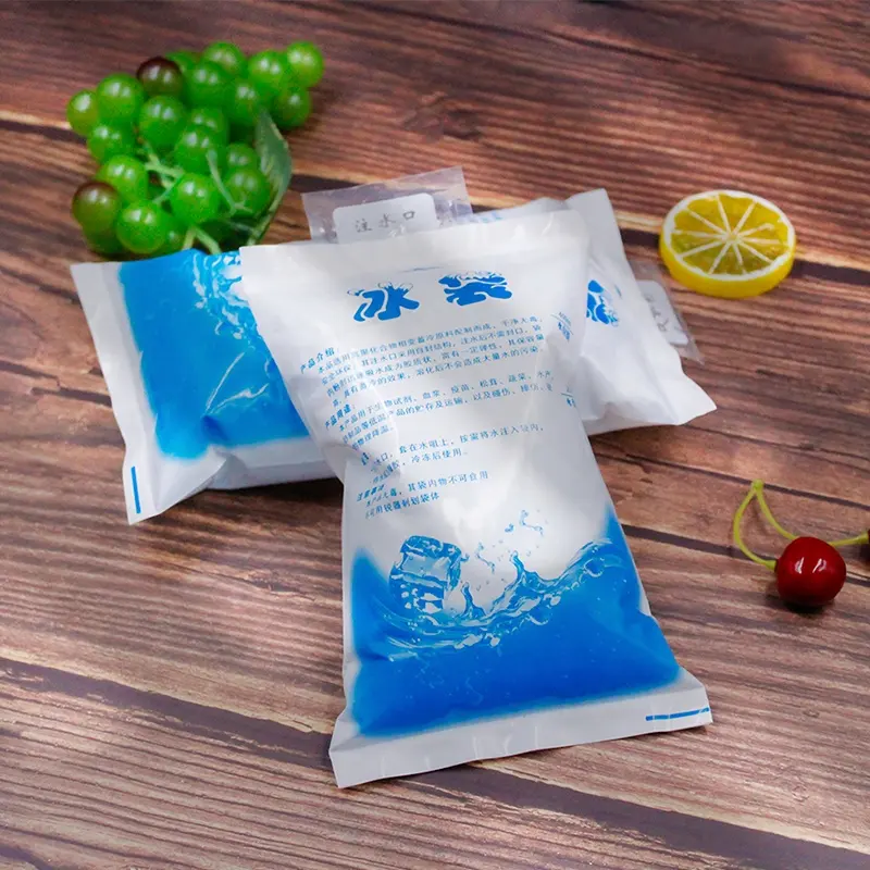 Paquete de hielo reutilizable de alta calidad, bolsa enfriadora para comida, bolsa de hielo seco