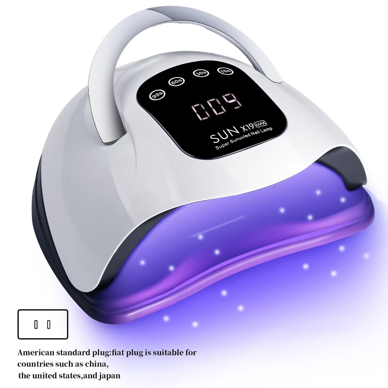 White-US plug