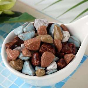 Bán buôn số lượng lớn đầy màu sắc đá đá sỏi hình dạng sô cô la sữa kẹo đậu - Product Image 5