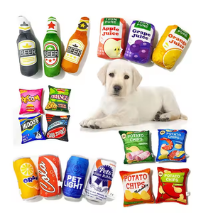 Ücretsiz örnek özelleştirilmiş renk ctible kers interaktif PP dolum ile yıkılmaz % peluş oyuncak köpek yumuşak pamuk malzeme - Product Image 1