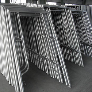 <strong>Modular</strong> <strong>Scaffolding</strong> System 3m/5m Height Walk Through <strong>Scaffolding</strong> Industrial Folding H Frame <strong>Scaffolding</strong> for Construction - Product Image 2