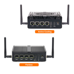 LINKLeaps ผลิตภัณฑ์ขายดี4 2.5G LAN ซอฟท์เตอร์อุตสาหกรรมมินิพีซีฝังตัวพร้อม J4125 N100 J6426สำหรับเราเตอร์ไฟร์วอลล์อุตสาหกรรม - Product Image 1