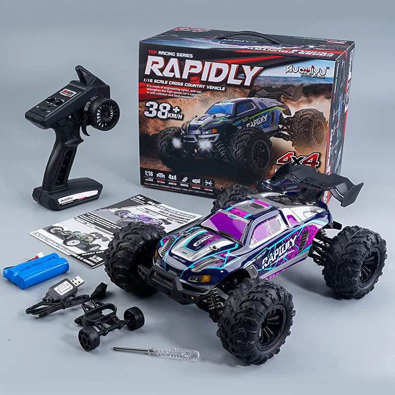 HOSHI 16101 Off Road Buggy RC Car 38 KM/H de alta velocidad de carreras de control remoto coche camión para adultos 4WD Off Road Monster Truck