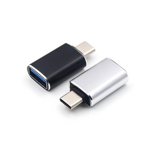 定制标志金属亮点Usb3.0母对c型公Otg适配器转换器usb-c Otg连接器Usb3.0至c型适配器 - Product Image 3