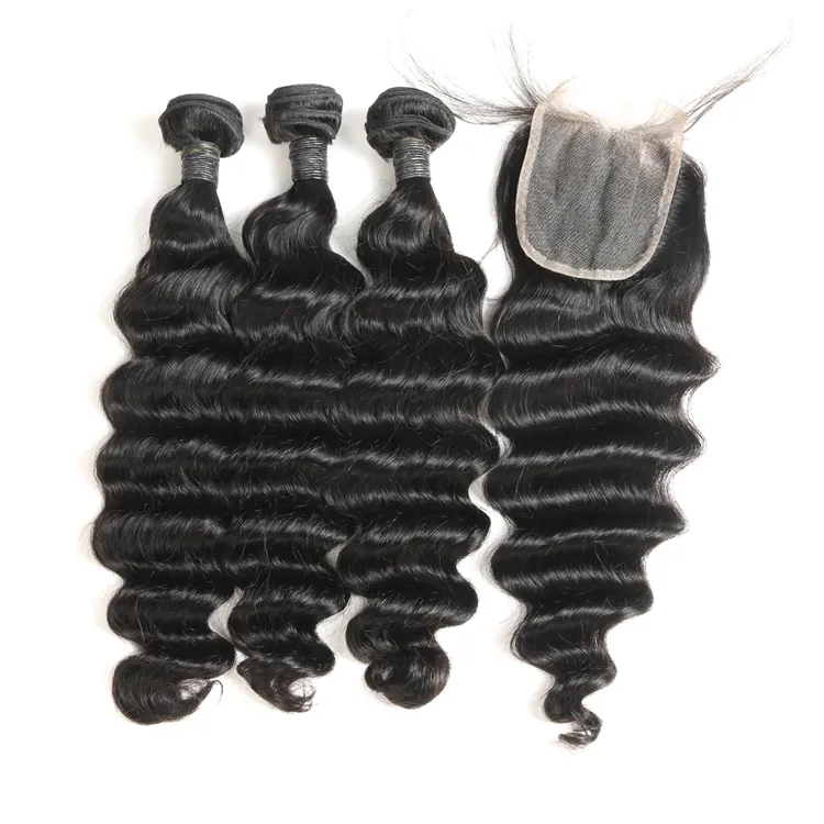 Честные 100% человеческие волосы для плетения, выровненные с кутикулой натуральные волосы для наращивания, бразильские человеческие волосы для плетения, пучки с застежкой