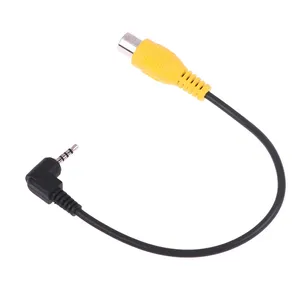 1 adet AV Video kablosu adaptörü 2.5mm AV Jack erkek tak RCA dişi adaptör kablo GPS ve arka kamera için dönüştürücü kablosu - Product Image 6