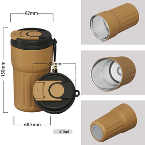 新しい二重壁ステンレス鋼断熱漏れ止めコーヒーカップ熱と冷たいボトルを維持するため - Product Image 3