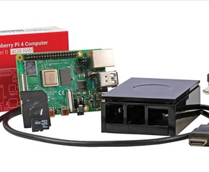 Bestseller rpi4 RASPBERRY PI 4B STARTER KIT 4GB Karte SCHWARZES Gehäuse 3A USB-C Netzteil 1m Kabel 16GB Karte mit NOOBS