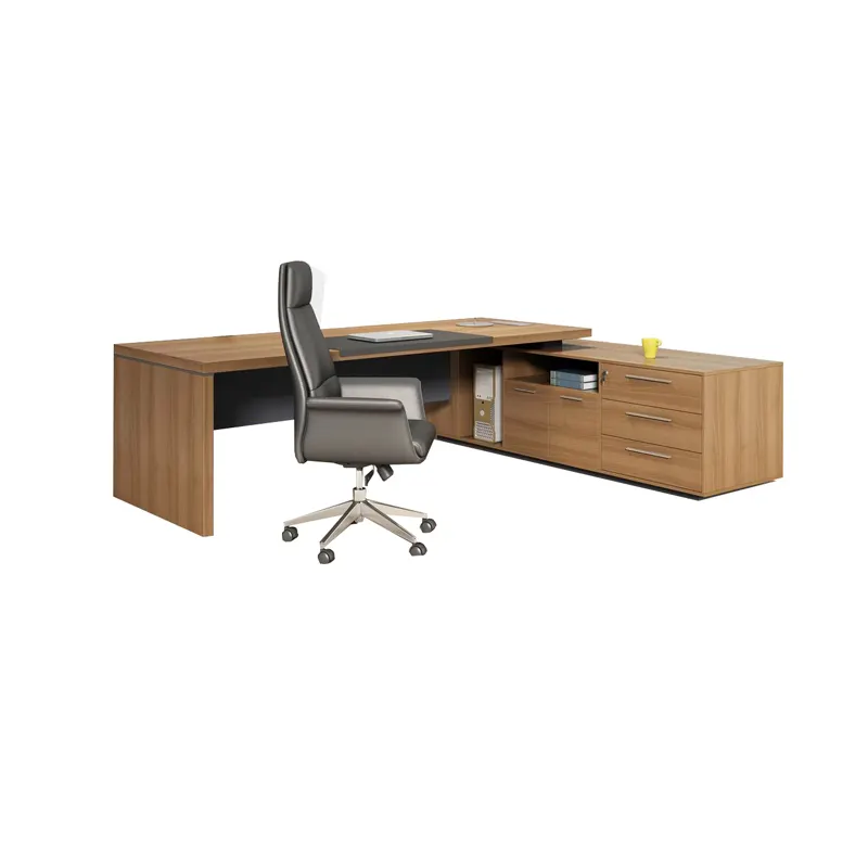 Современная офисная мебель, Меламиновый деревянный менеджер, офисный стол руководителя