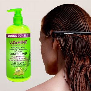 Lushine Rosemary Olive Light Hold Easy Detangling Curl <strong>Defining</strong> <strong>Leave</strong> in Hair Conditioner Spray for Woman - Product Image 5