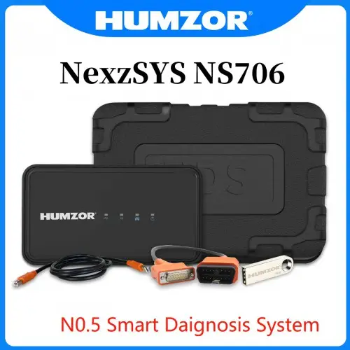 2024 HUMZOR NexzSYS NS706 OBD2 เต็มระบบเครื่องสแกนเนอร์เครื่องมือวินิจฉัยรถยนต์ ECU Key โปรแกรมเมอร์
