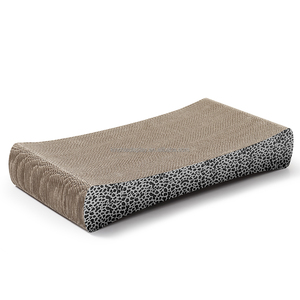 2 Sides <strong>Use</strong> Corrugated Paper Bulk Production Cat Scratch Protector Mat Cat Scratcher Pad - Product Image 5