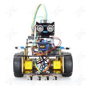 STEM Geschenk programmierung 4WD Smart Robot Car Kit C/C-Projekt DIY Education Robot Kit - Product Image 4