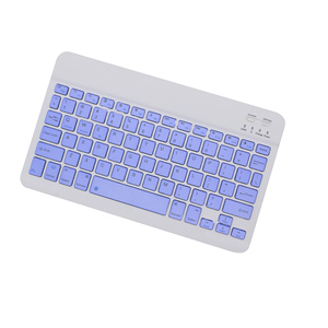 Mini teclado Bluetooth, teclados coloridos inalámbricos para teléfono inteligente, teclado inalámbrico