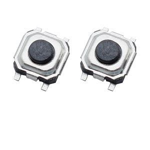 4-poliger SMD SMT Micro-Drucksc halter 3x3x1,5mm quadratischer taktiler Schalter für Leiterplatte - Product Image 3