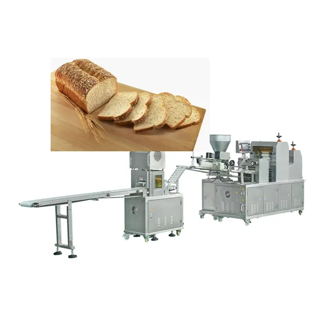 Automatic Loaf Bread Making Machine Toast Loaf Bread Machine Toast Loaf Bread Production Line Bakery