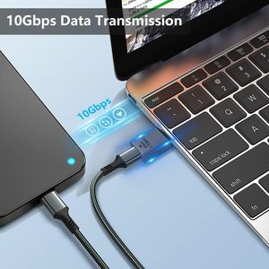 Zofast 10Gbps USB 3.1 A tipi C dönüştürücü hızlı veri transferi ve 100W hızlı şarj için telefon Laptop PC tabletler ile uyumlu - Product Image 3