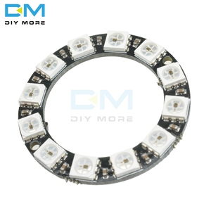 WS2812 WS2812B RGB-LED-Ring 12 Bit RGB LED-Punkt Integriertes serielles Treibers teuerung modul für Arduino I2C-Controller