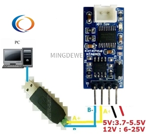 4XDC5V-24V RS485 RS232 Sensor de temperatura TTL Modbus RTU NTC termistor adquisición remota Monitor módulo reemplazar DS18B20 PT100