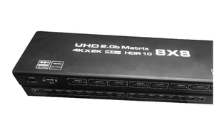 4K HDMI Matrix 8 × 8 8 in 8 Out HDMI 2.0 Switch Splitter Box mit Fernbedienung 4K 60 Hz RS232 - Product Image 4