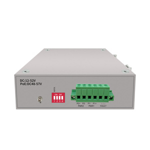 Interruttore di rete industriale Gigabit a 6 porte ad alte prestazioni con interfaccia SNMP a doppia fibra RJ45 2 SC - Product Image 4