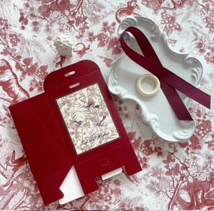 豪华定制小饰品礼品袋小型商务结婚纸袋包装木柄 - Product Image 2