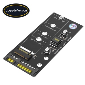 M.2 NGFF ถึง SATA การ์ดอะแดปเตอร์ B Key/B & M Key SSD Converter NGFF M2 ถึง 2.5 นิ้ว SATA III ไดรเวอร์ (ไม่ใช่สําหรับ M.2 NVME) - Product Image 1