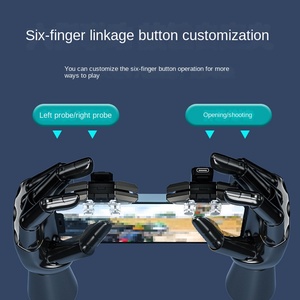 JS65 Six-Finger Chicken-Eating Artifact Universal Android Aiming Joystick &amp; Game <strong>Controller</strong> <strong>New</strong> Product - Product Image 5