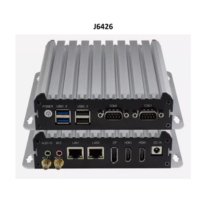 MiniPC per computer industriali quad-core per ufficio casa Linux host incorporato fanless dual COM seriale Ubuntu server minicomputer - Product Image 5