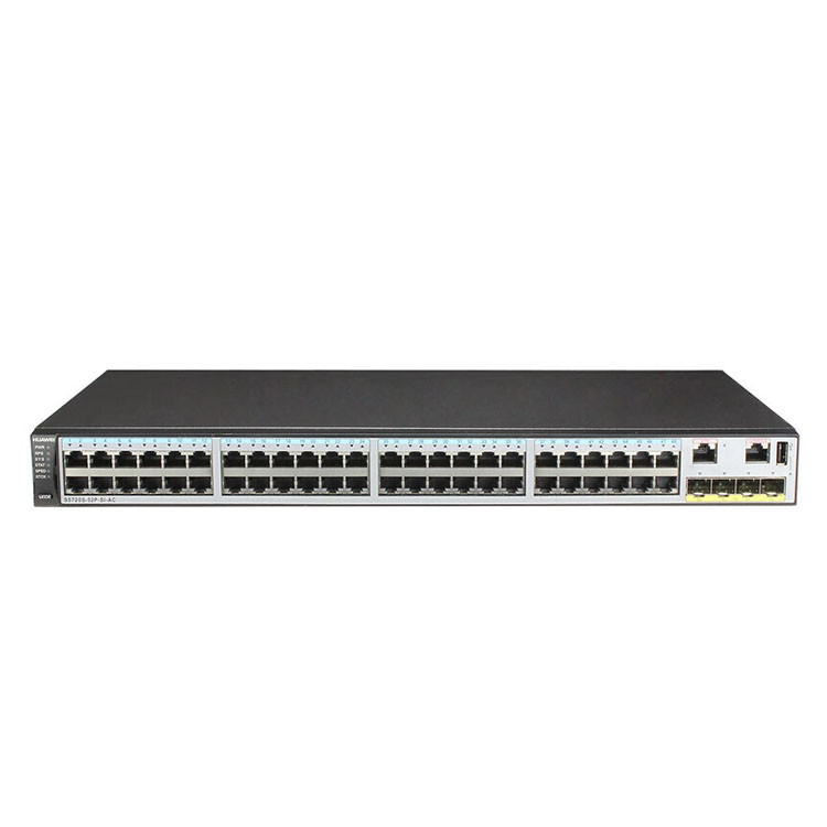 High china manufacture desktop 48 10/100/1000 Base-T, 4 Gigabit SFPs gigabit ethernet optical fiber switch with high quality