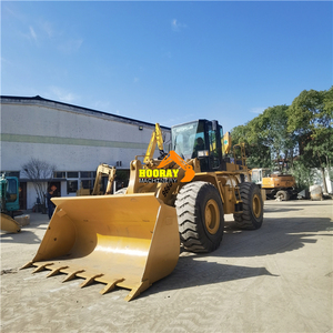 Колесный погрузчик Caterpillar 966 г в Шанхае Подержанный для фронтального погрузчика CAT 966G с 5-тонной номинальной нагрузкой и несколькими функциями