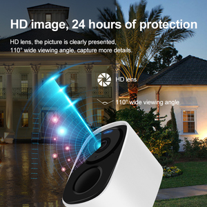 Cámara de seguridad de celda de batería solar recargable para exteriores CB54 DC 5V con sensor CMOS de función de visión nocturna de montaje ajustable 360 - Product Image 2