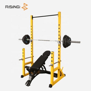 Rising Fitness Half Portable <strong>Squat</strong> Racks Metal Power Rack with Weight Plate Foldable for Home Use <strong>Squat</strong> and Bench Rack - Product Image 2