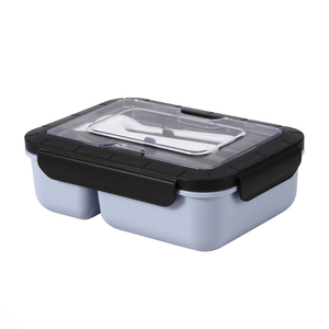 3コンパートメント食品容器40オンス大人用使い捨て弁当箱カトラリー付き<span class=keywords><strong>4</strong></span>サイドロック弁当箱XiamenCncrown