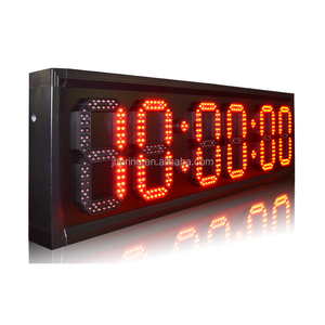 Jhering orologio da parete a Led elettronico a 7 segmenti con segno di cifre Timer per esterno in ferro da fermo montabile - Product Image 4